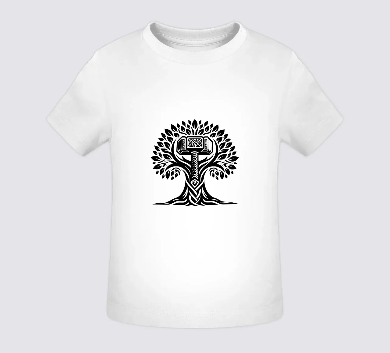 Mandala in bianco e nero maglietta neonato da Spiritual Touch