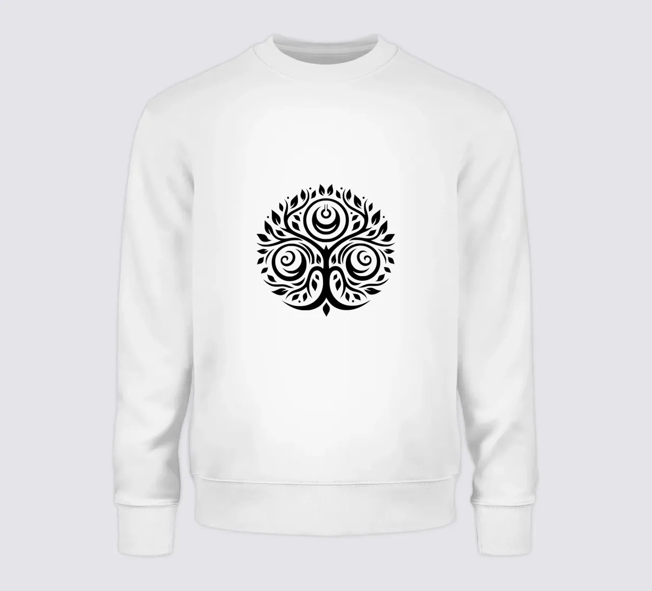 Mandala in bianco e nero felpa da Spiritual Touch