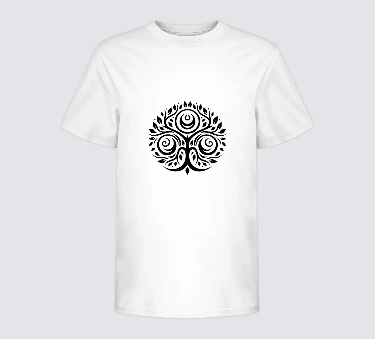 Mandala in bianco e nero t-shirt bambini da Spiritual Touch