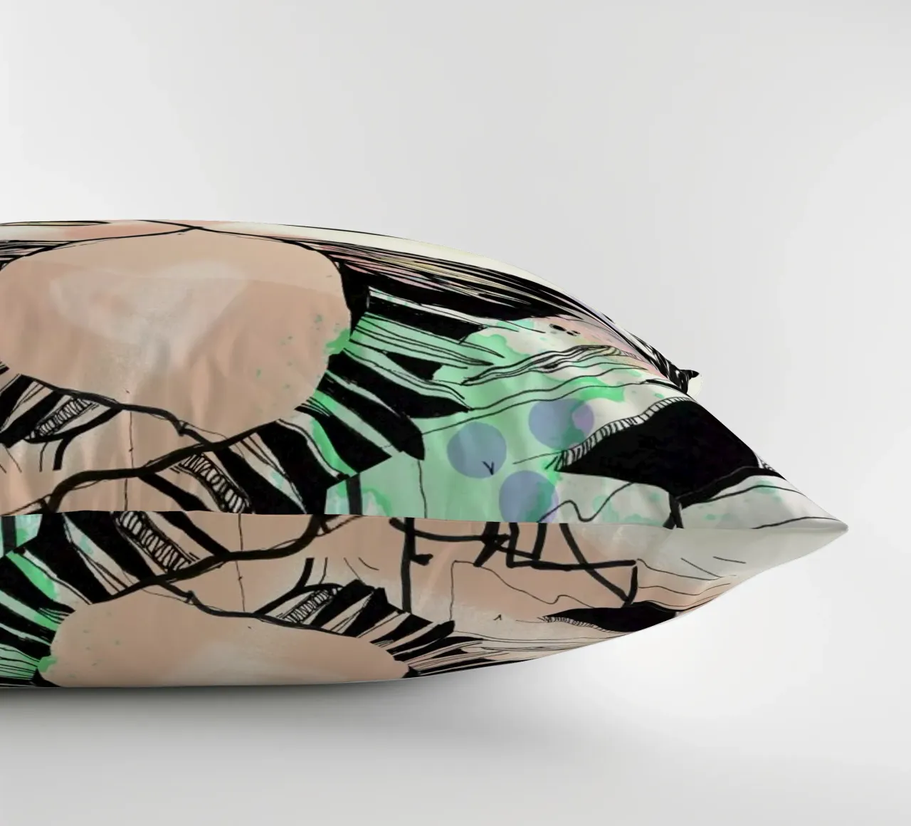 Mind Against decorative cushion by Giulio Iurissevich