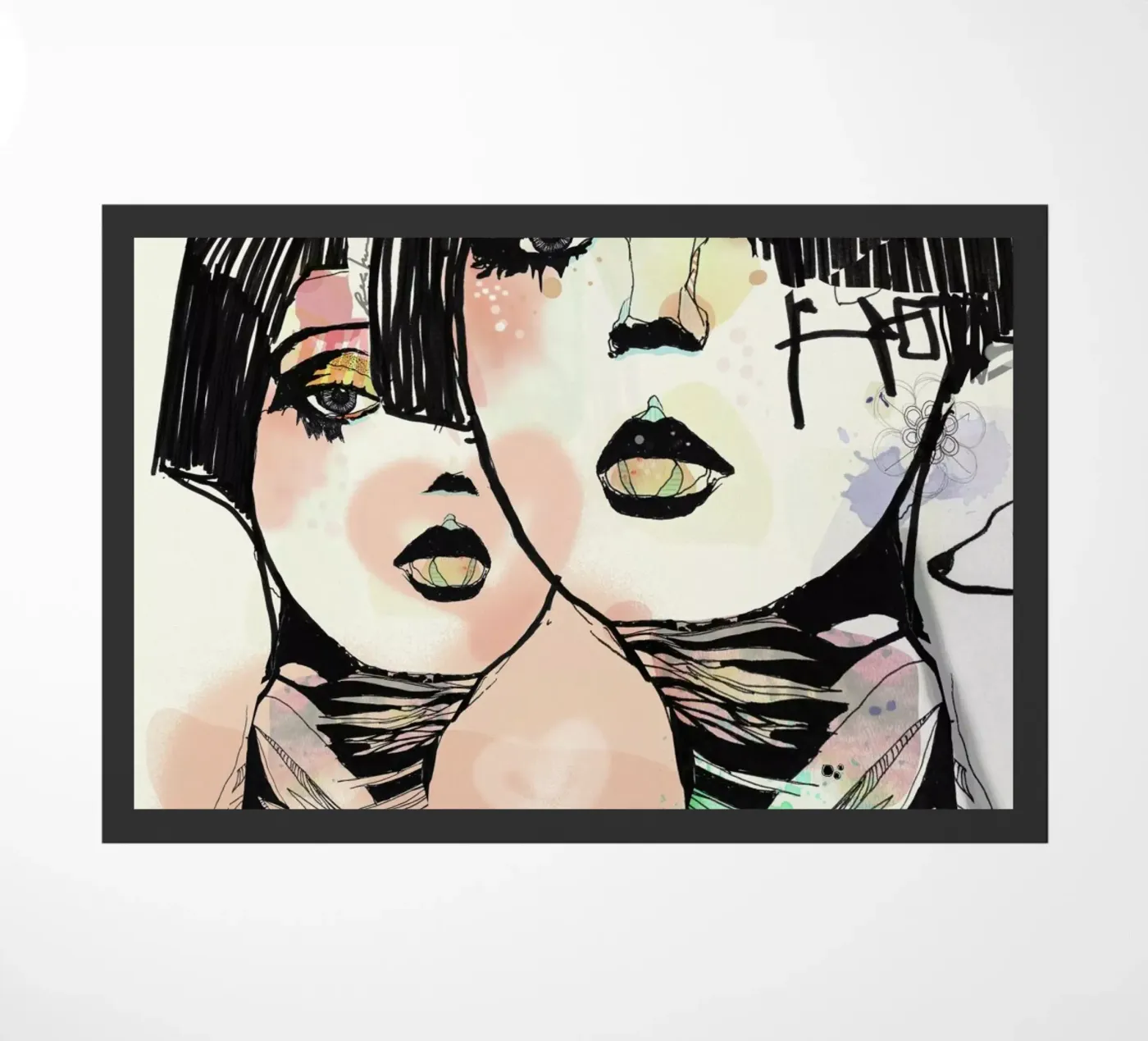 Mind Against deurmat van Giulio Iurissevich