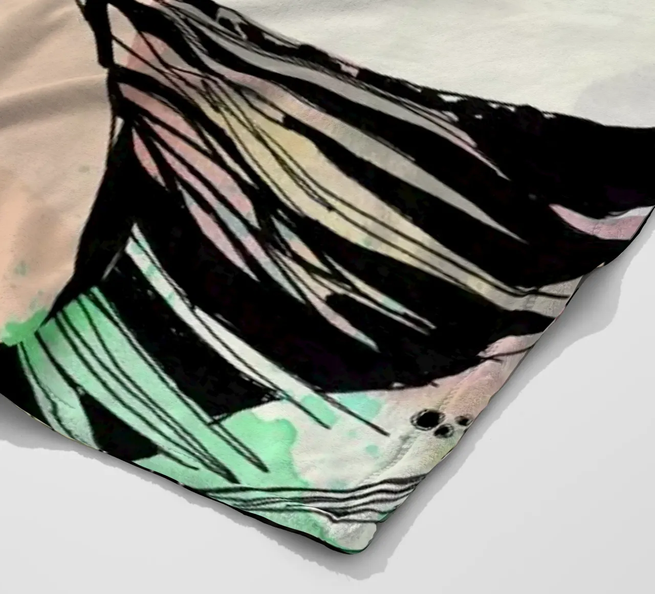 Mind Against fleece blanket by Giulio Iurissevich