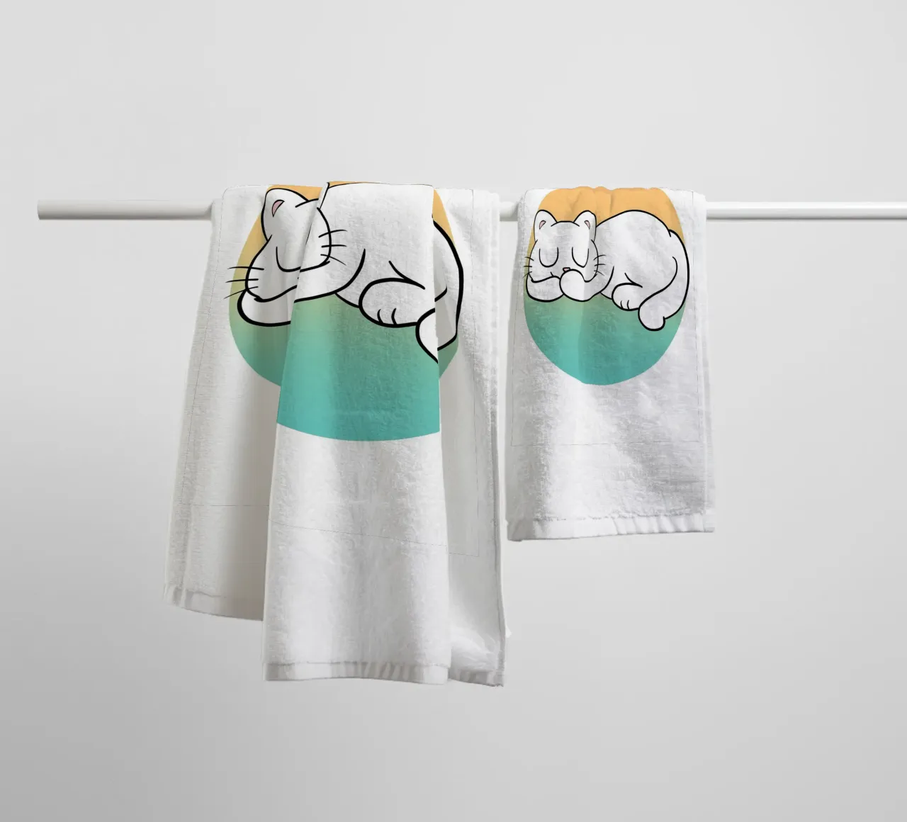 Cat nap asciugamano da bagno da BAINAI KIDS