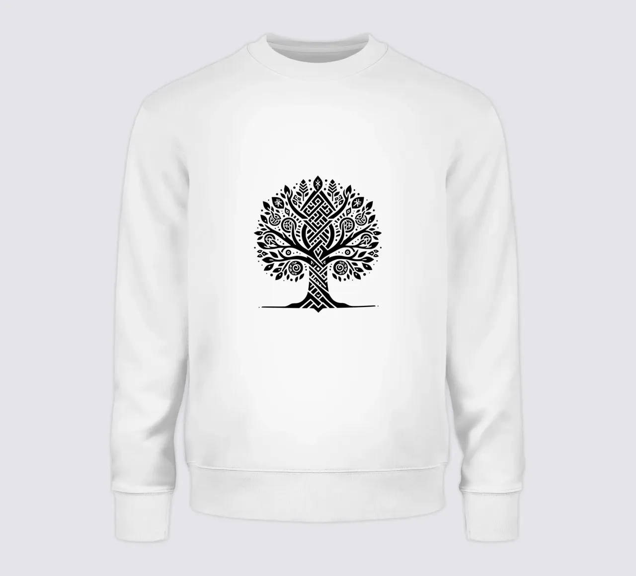 Mandala in bianco e nero felpa da Spiritual Touch
