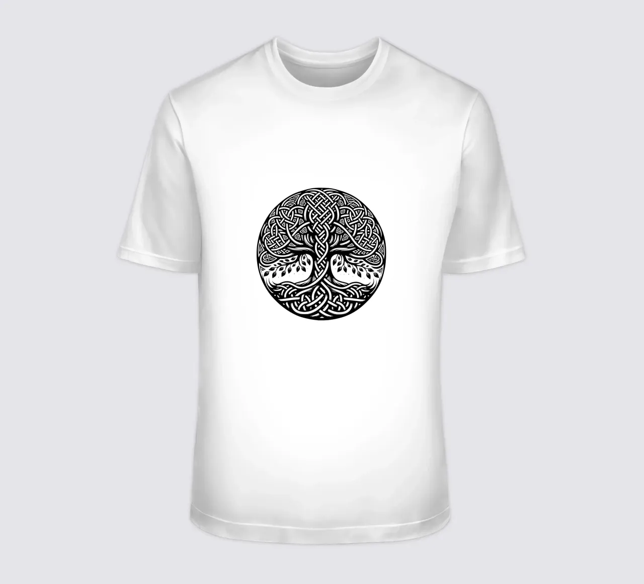 Mandala in bianco e nero t-shirt da Spiritual Touch