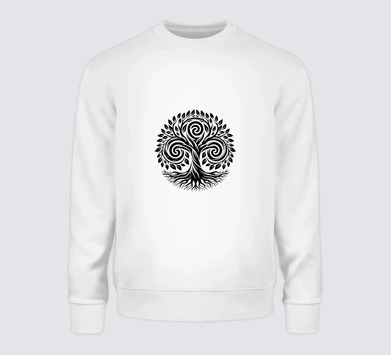 Mandala in bianco e nero felpa da Spiritual Touch