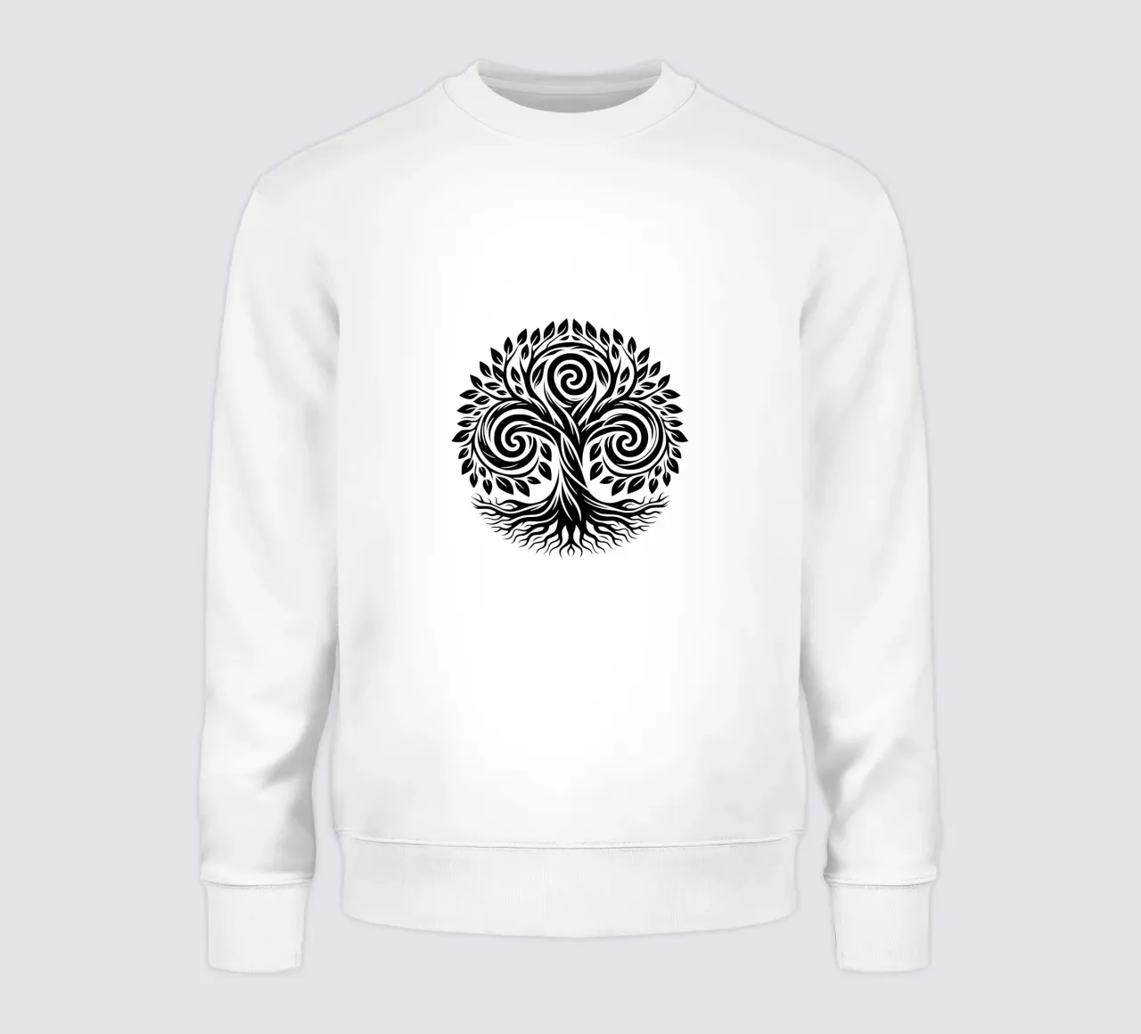 Mandala in bianco e nero felpa da Spiritual Touch