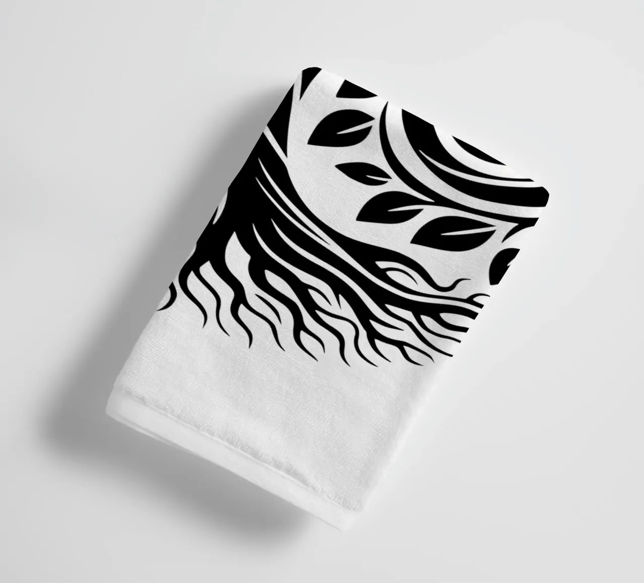 Mandala in bianco e nero asciugamano da bagno da Spiritual Touch