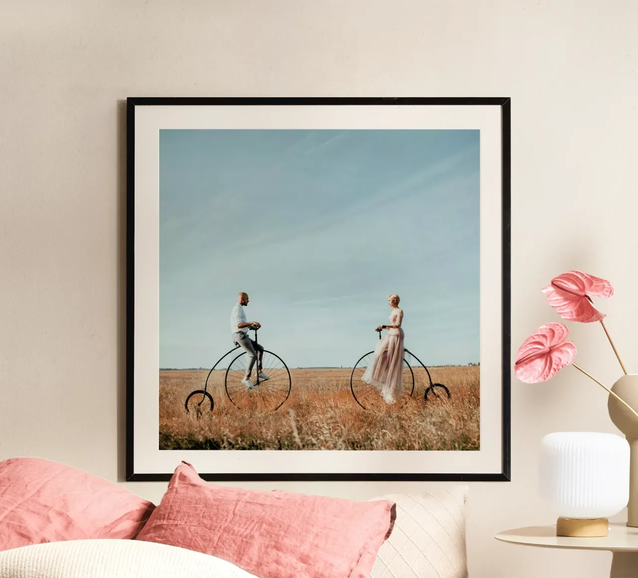 The One poster con telaio in alluminio da Jovana Rikalo