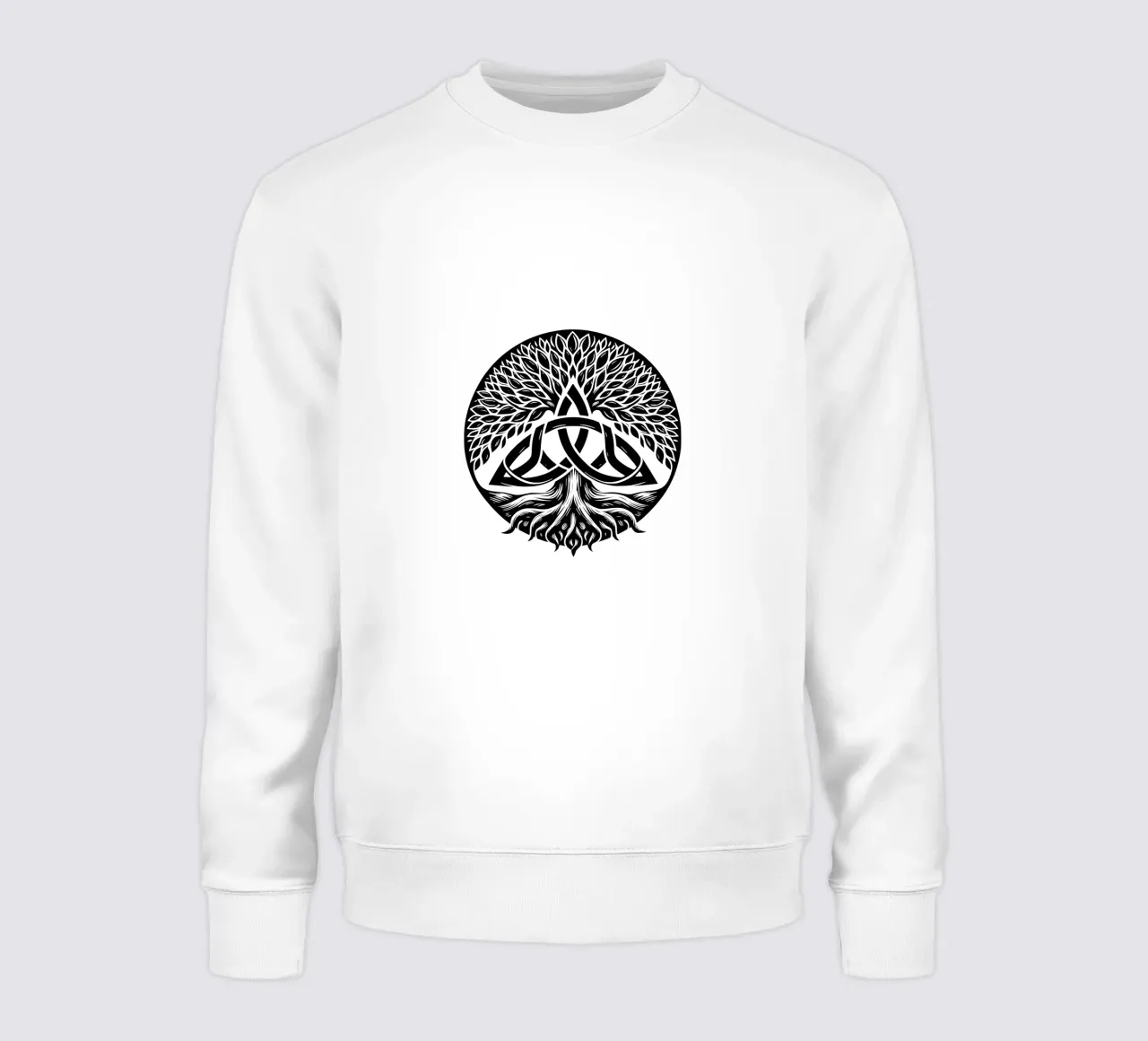 Mandala in bianco e nero felpa da Spiritual Touch