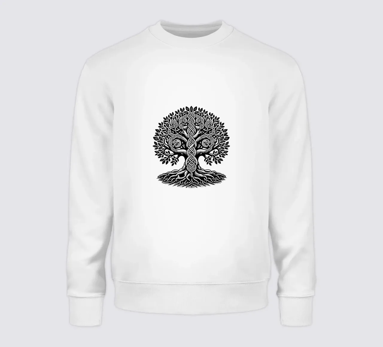 Mandala in bianco e nero felpa da Spiritual Touch