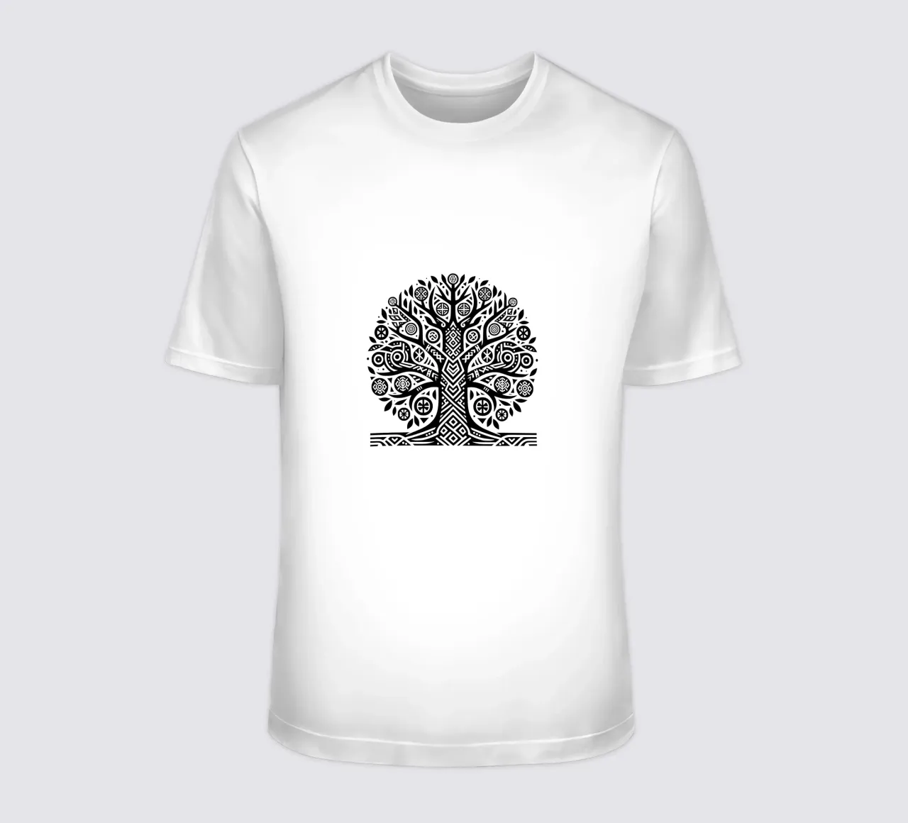 Mandala in bianco e nero t-shirt da Spiritual Touch