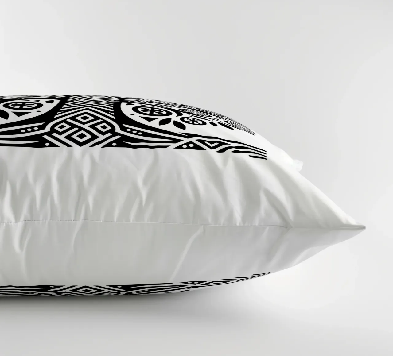 Mandala in bianco e nero cuscino da Spiritual Touch