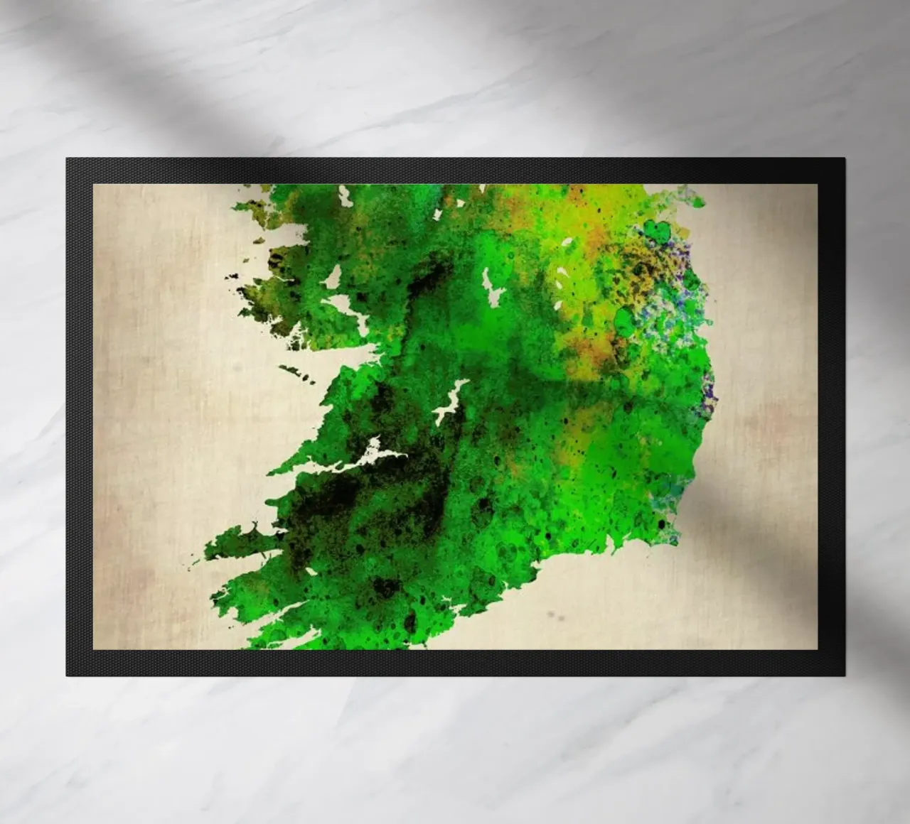 Ireland Watercolor Map zerbino da Naxart