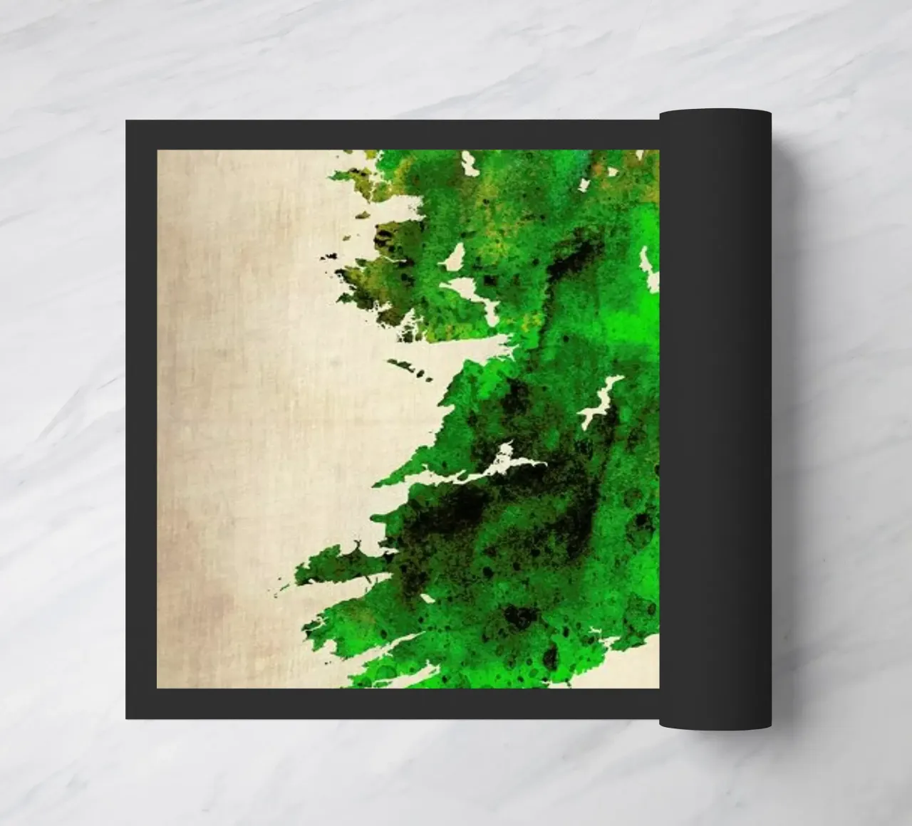 Ireland Watercolor Map zerbino da Naxart