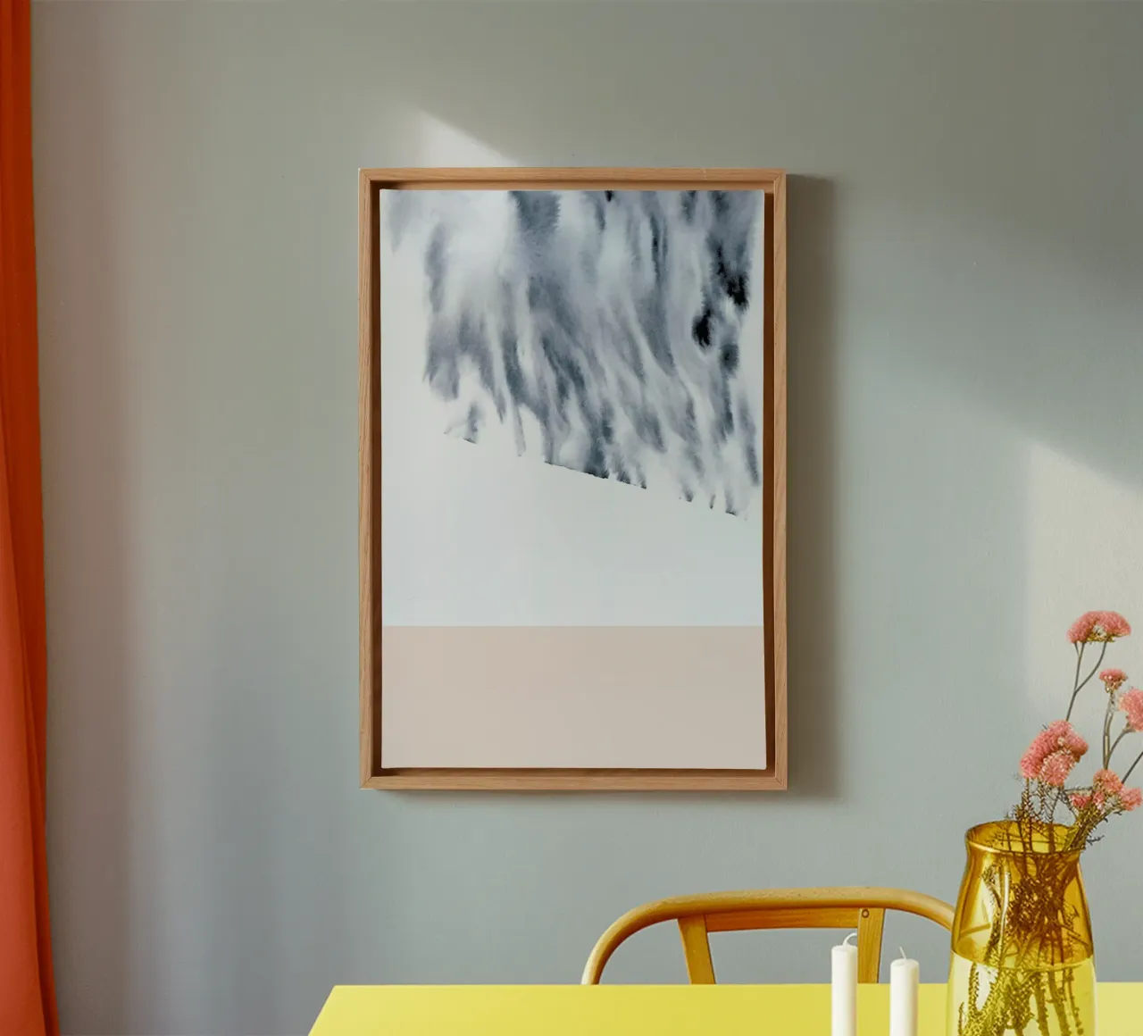Minimal Ink tela con Cornice a cassetta da IRIS LEHNHARDT FINE ART