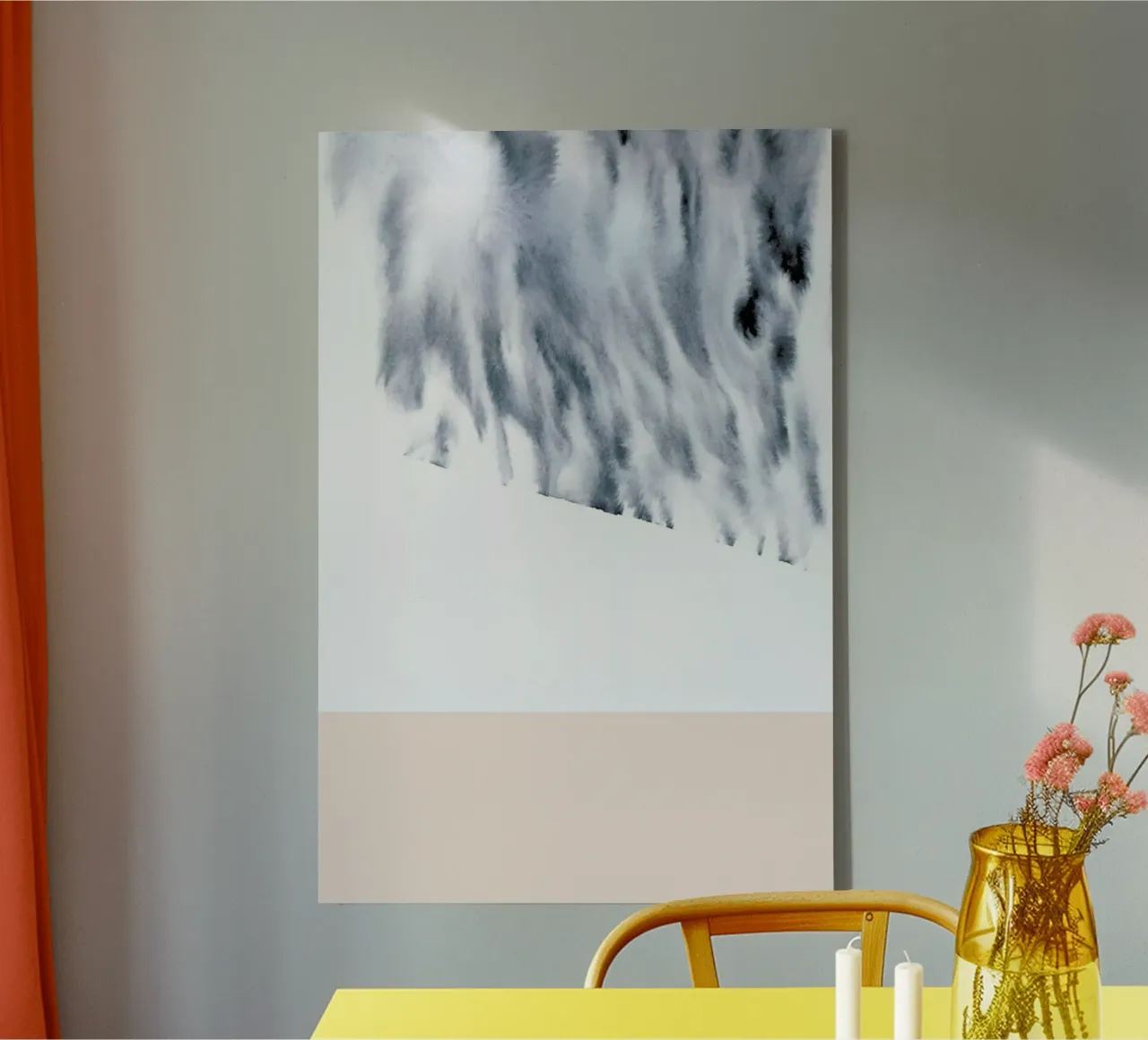 Minimal Ink tela con Cornice a cassetta da IRIS LEHNHARDT FINE ART