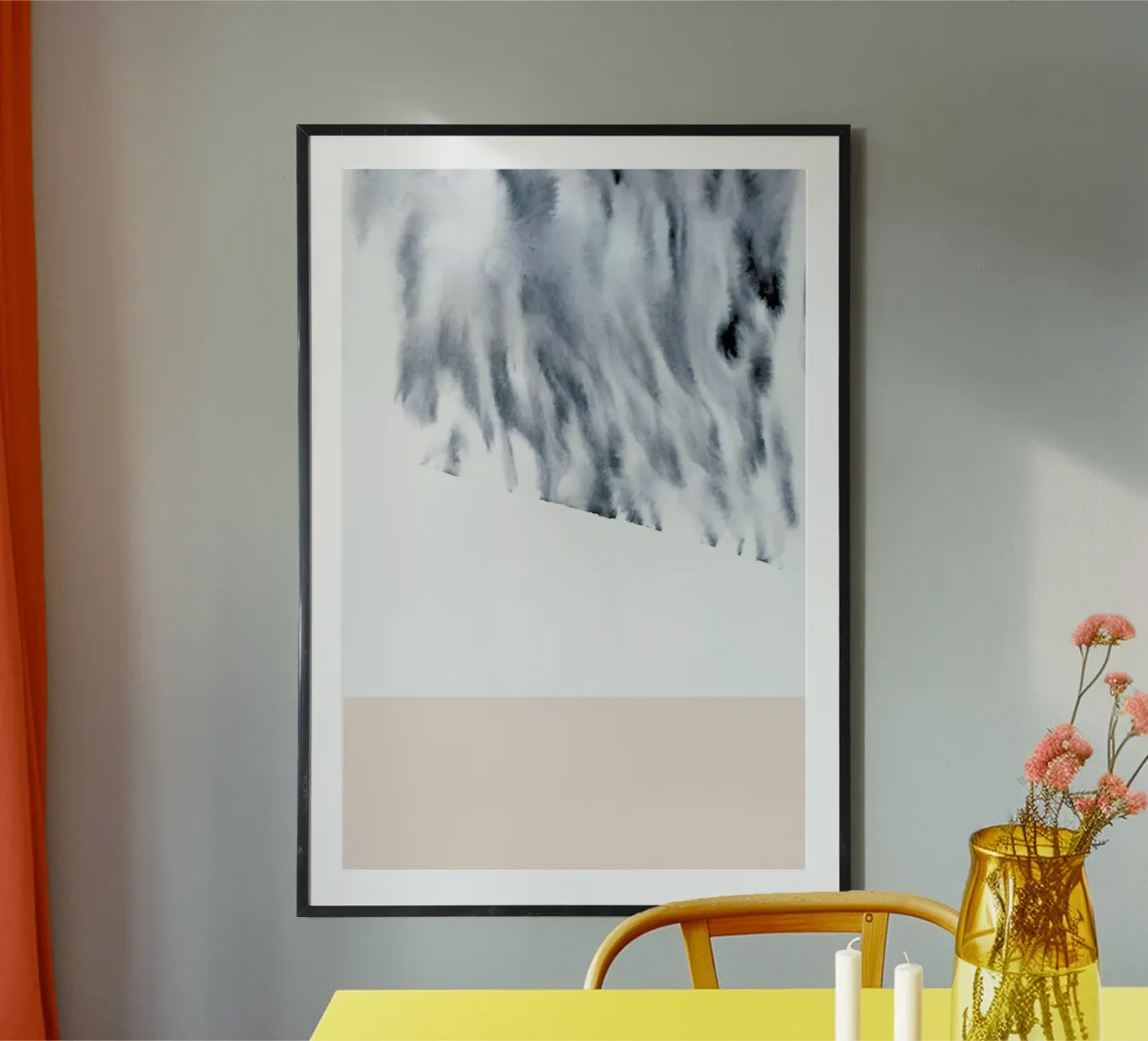 Minimal Ink poster con telaio in plastica da IRIS LEHNHARDT FINE ART