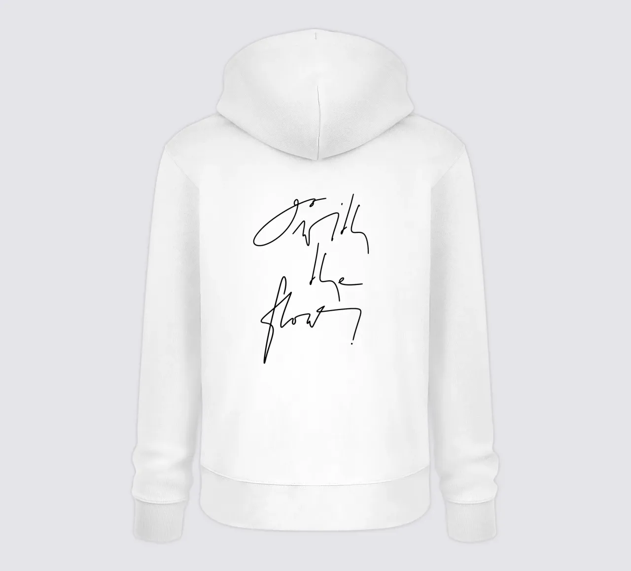 Go with the flow! sweat à capuche de LIMITED EDITION LETTERS