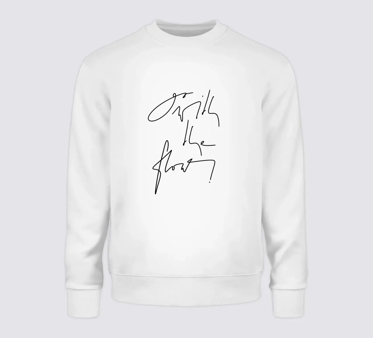 Go with the flow! felpa da LIMITED EDITION LETTERS