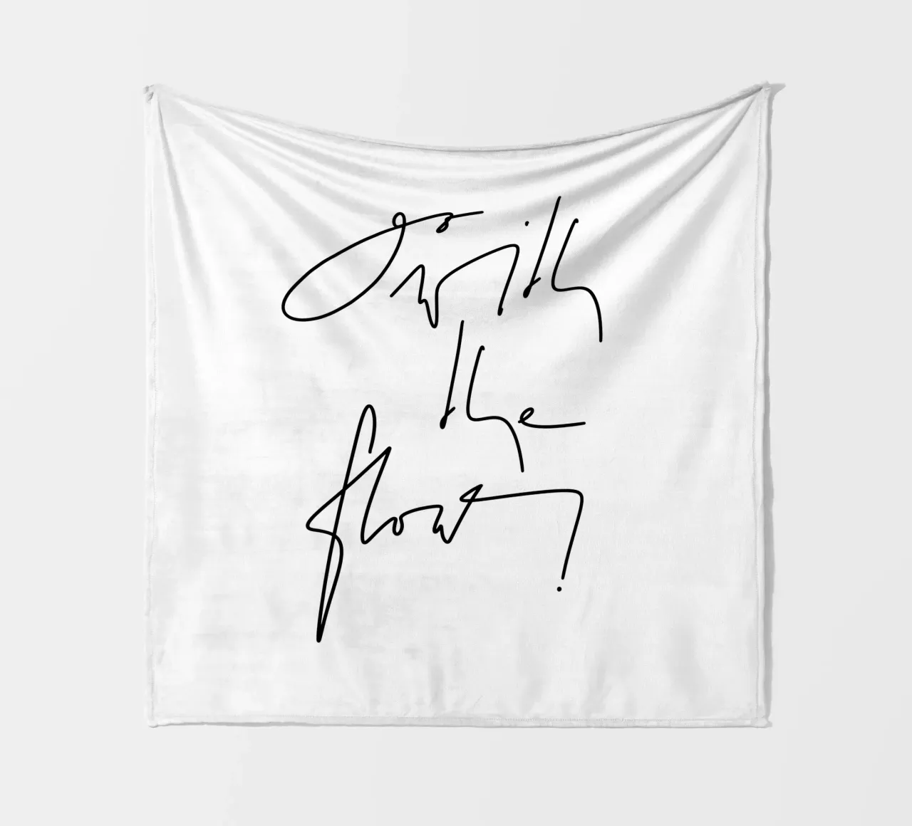 Go with the flow! coperta in pile da LIMITED EDITION LETTERS