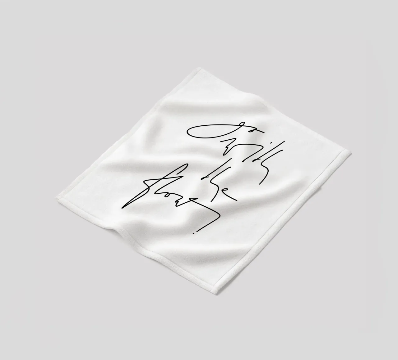 Go with the flow! coperta in pile da LIMITED EDITION LETTERS