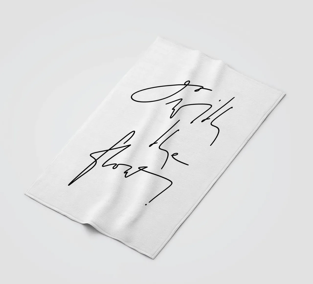 Go with the flow! coperta in pile da LIMITED EDITION LETTERS