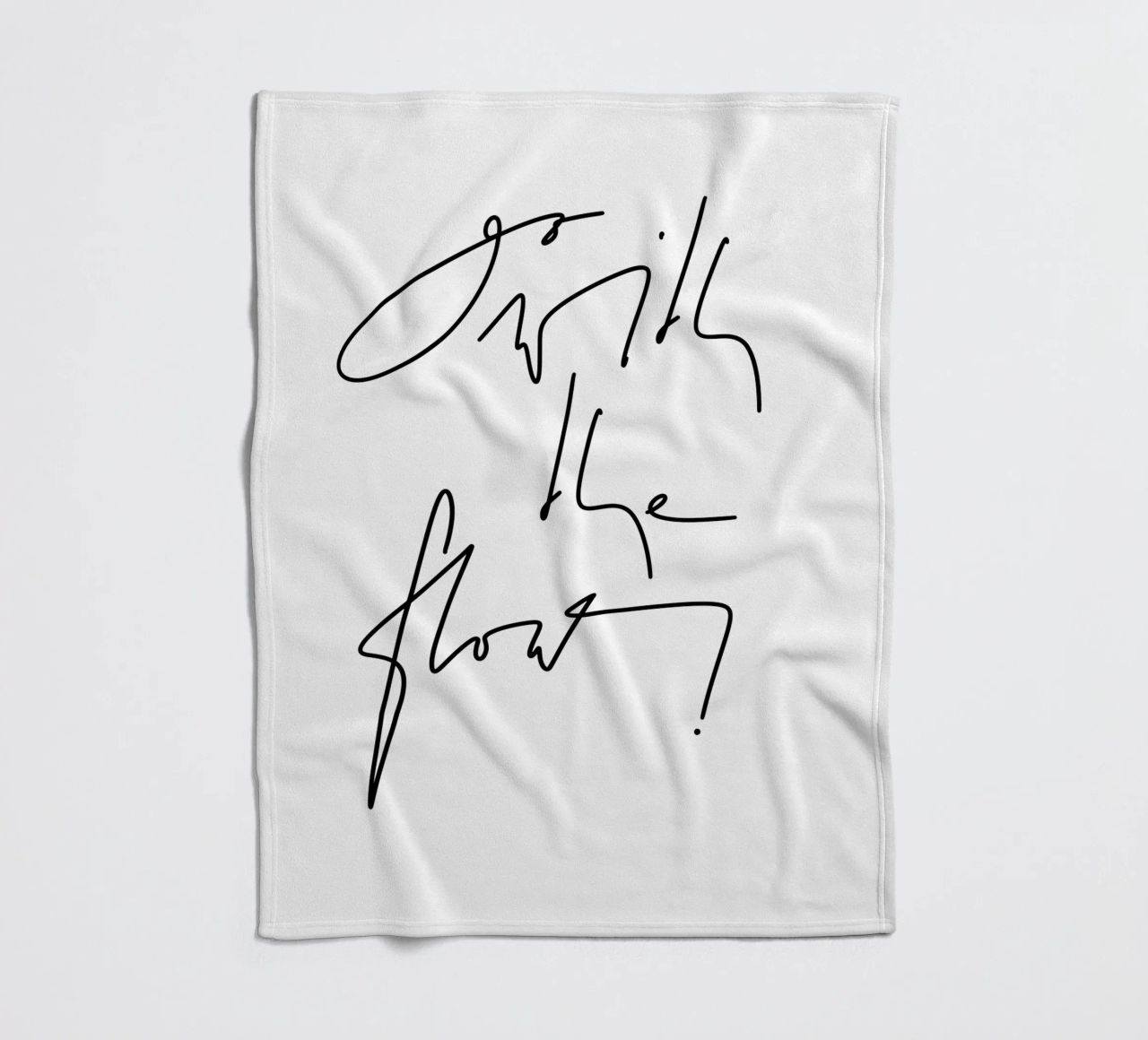 Go with the flow! coperta in pile da LIMITED EDITION LETTERS