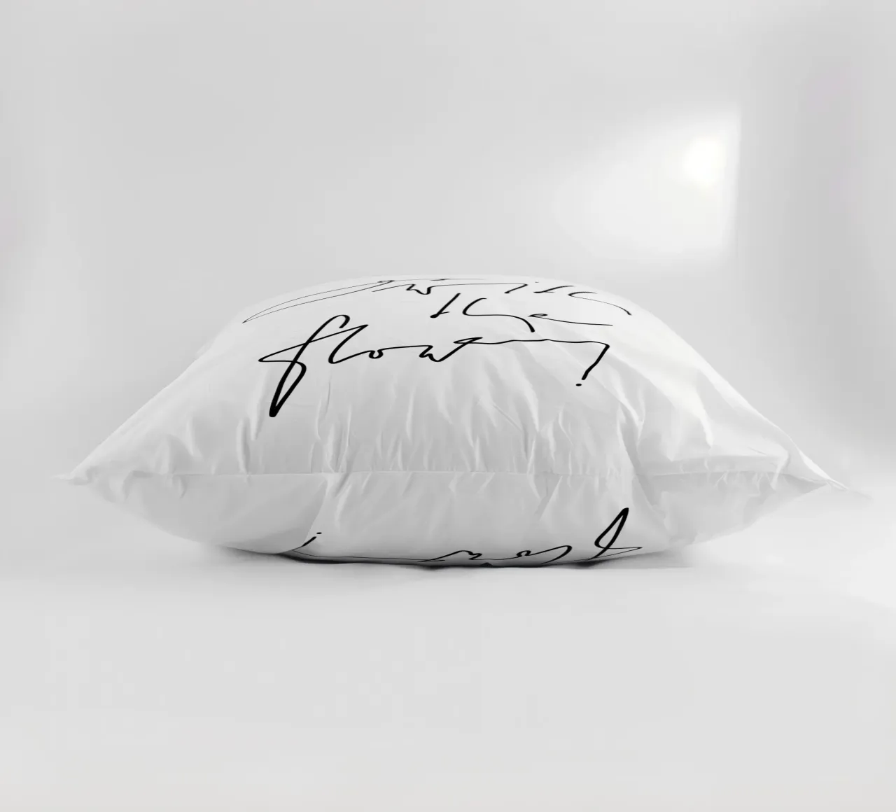 Go with the flow! Kissen von LIMITED EDITION LETTERS