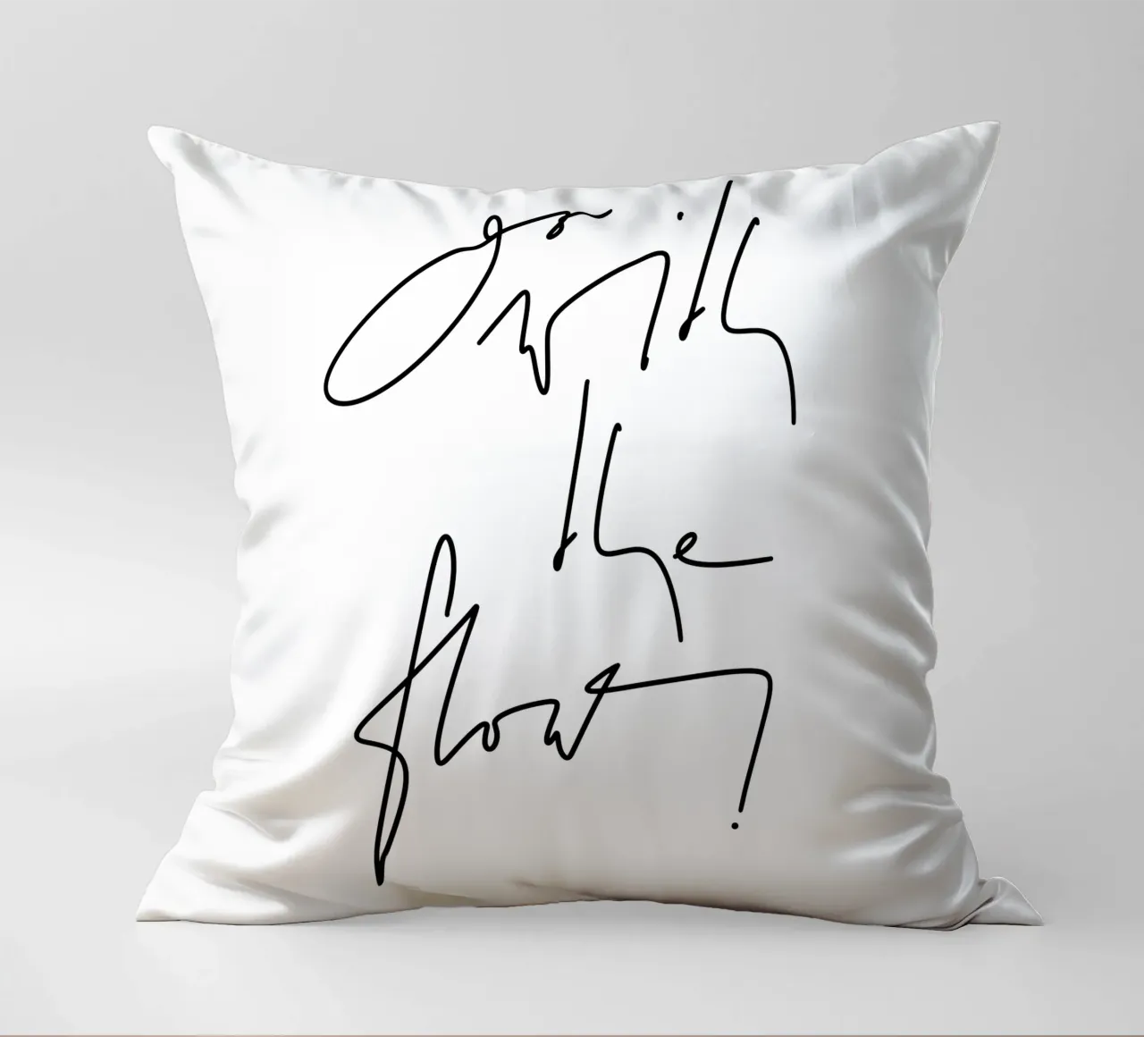 Go with the flow! cuscino da LIMITED EDITION LETTERS