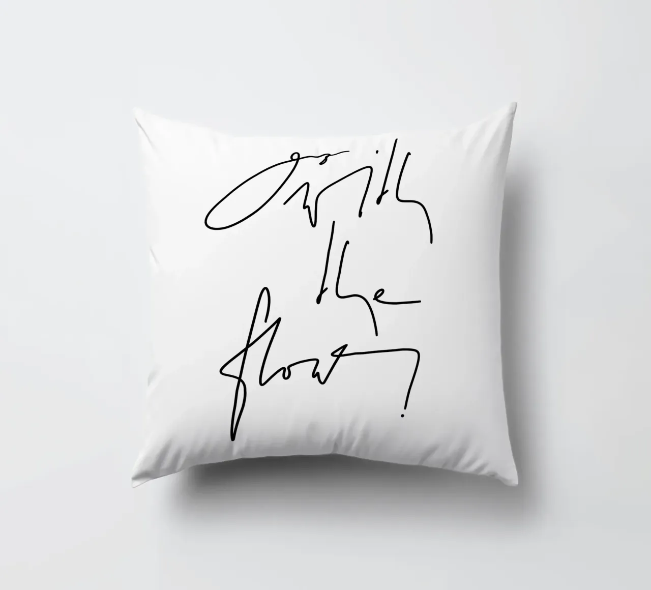Go with the flow! cuscino da LIMITED EDITION LETTERS