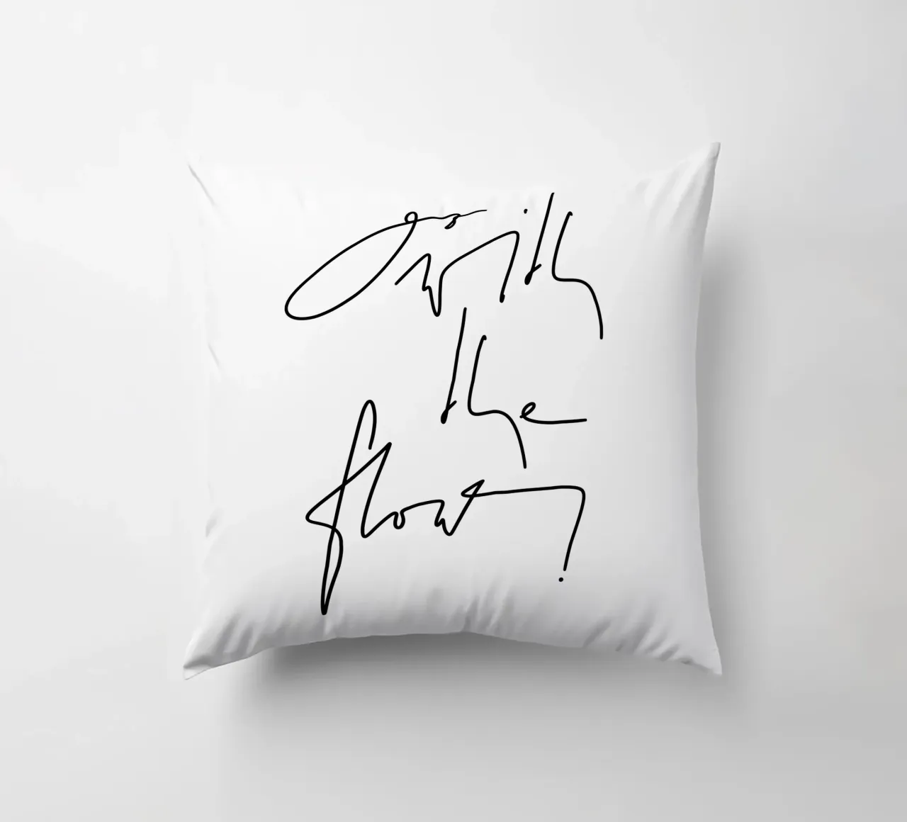 Go with the flow! cuscino da LIMITED EDITION LETTERS