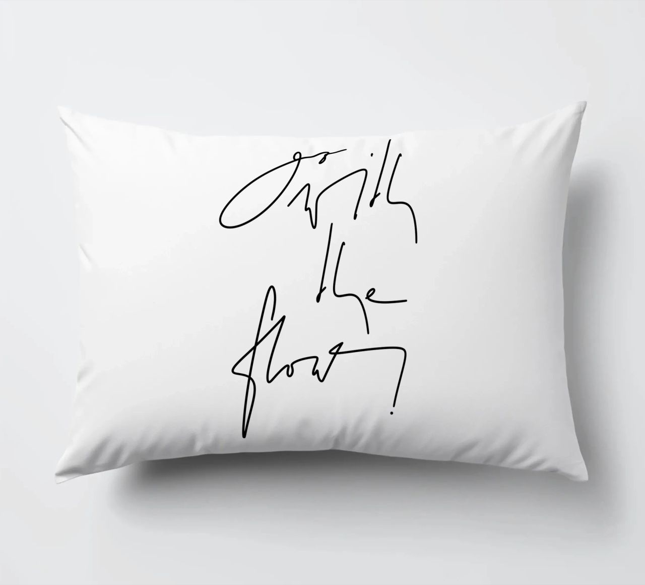 Go with the flow! cuscino da LIMITED EDITION LETTERS