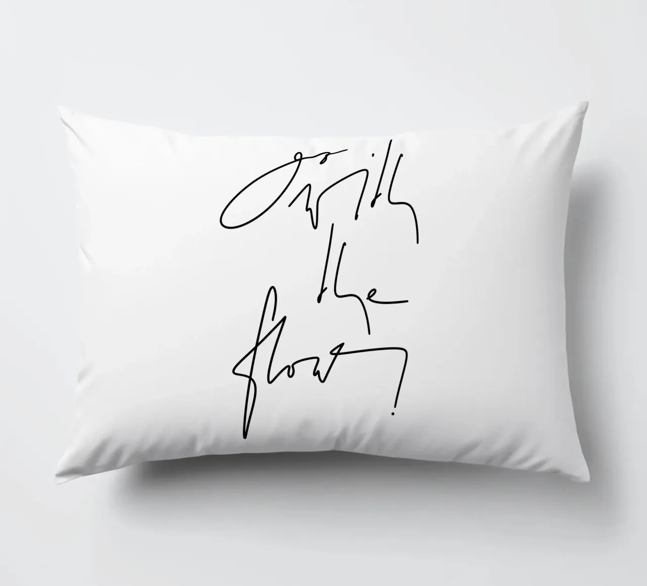 Go with the flow! cuscino da LIMITED EDITION LETTERS