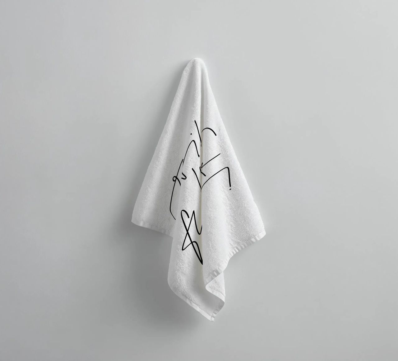 Go with the flow! asciugamano da bagno da LIMITED EDITION LETTERS