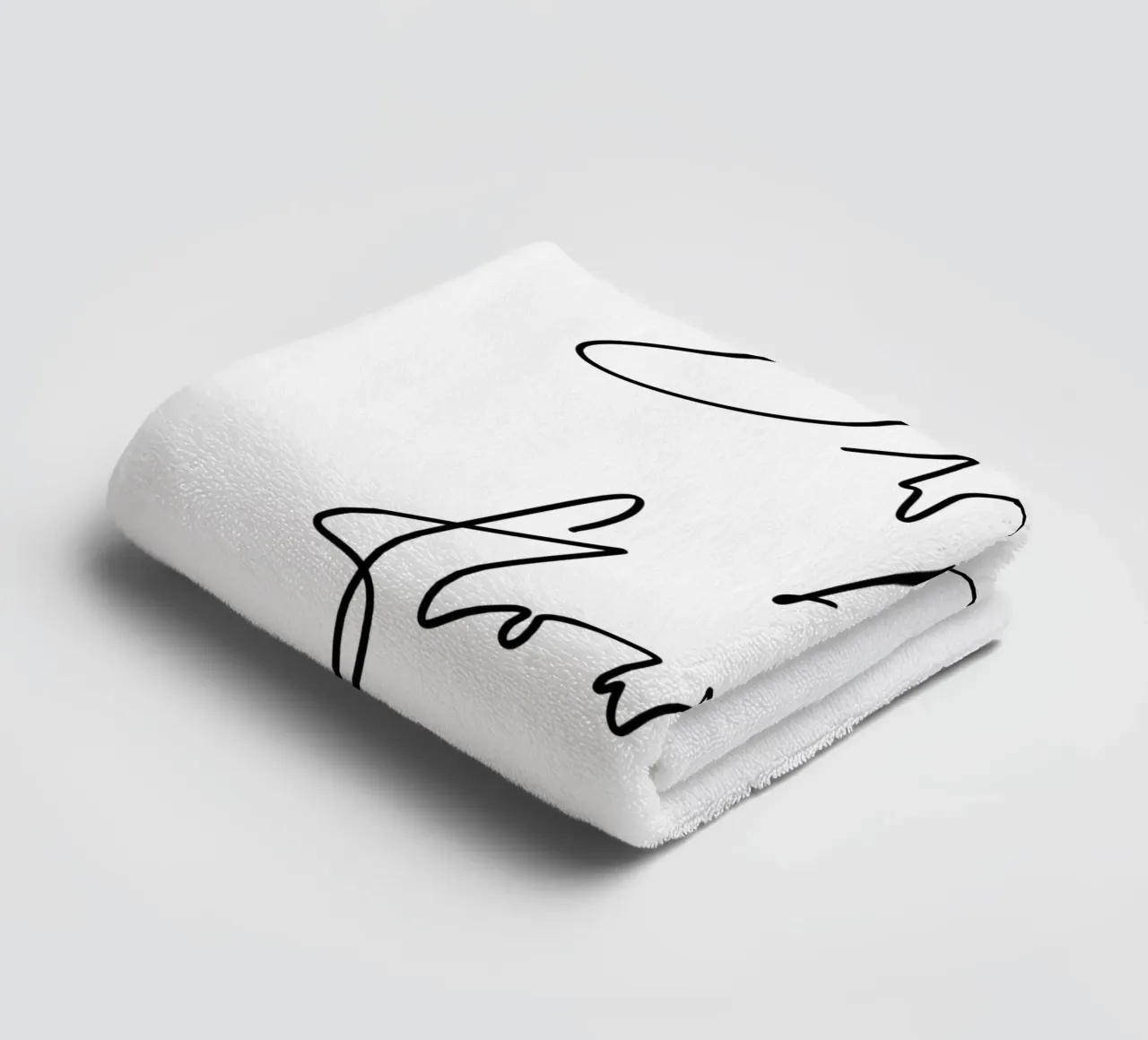 Go with the flow! asciugamano da bagno da LIMITED EDITION LETTERS