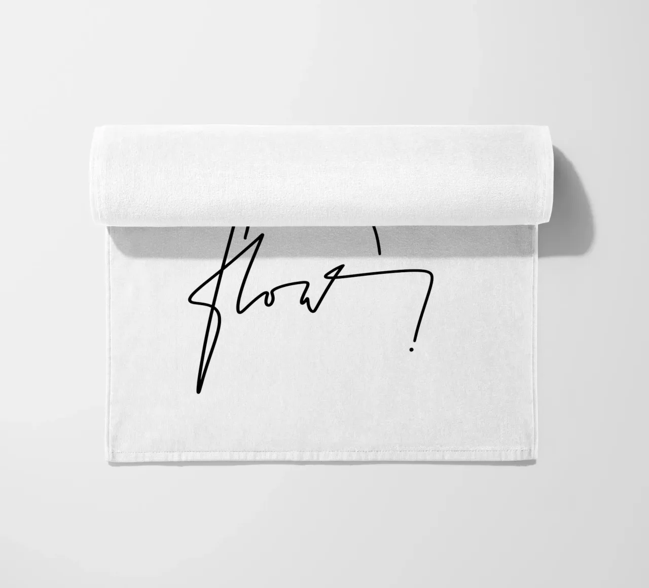 Go with the flow! Strandtuch von LIMITED EDITION LETTERS