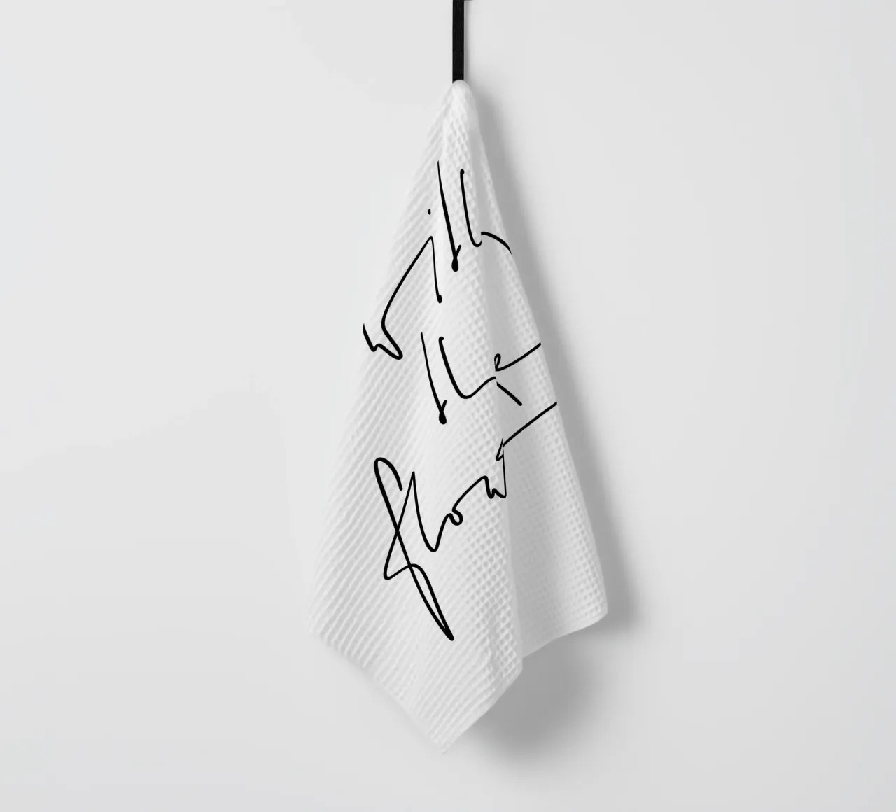 Go with the flow! canovaccio da cucina da LIMITED EDITION LETTERS