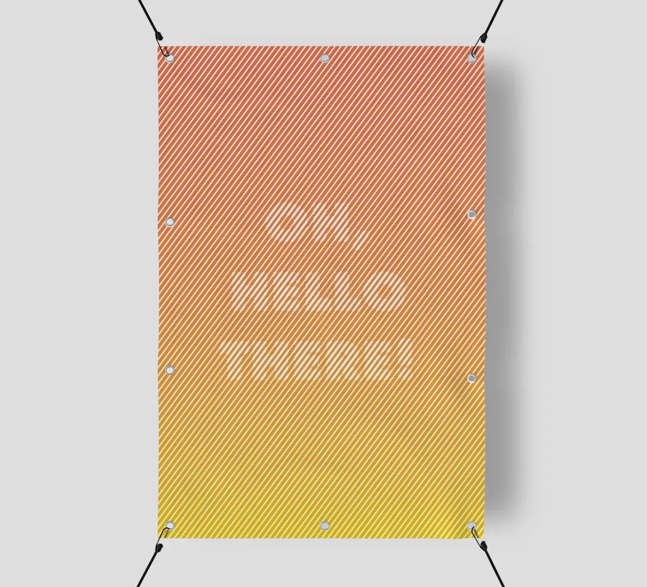 Oh Hello telo in pvc da Chris Wharton