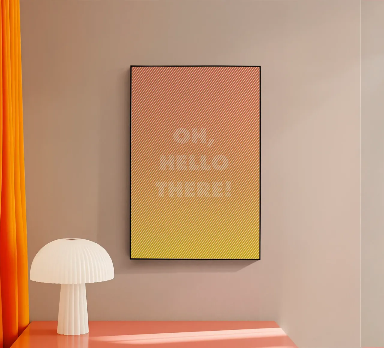 Oh Hello plexiglass da Chris Wharton