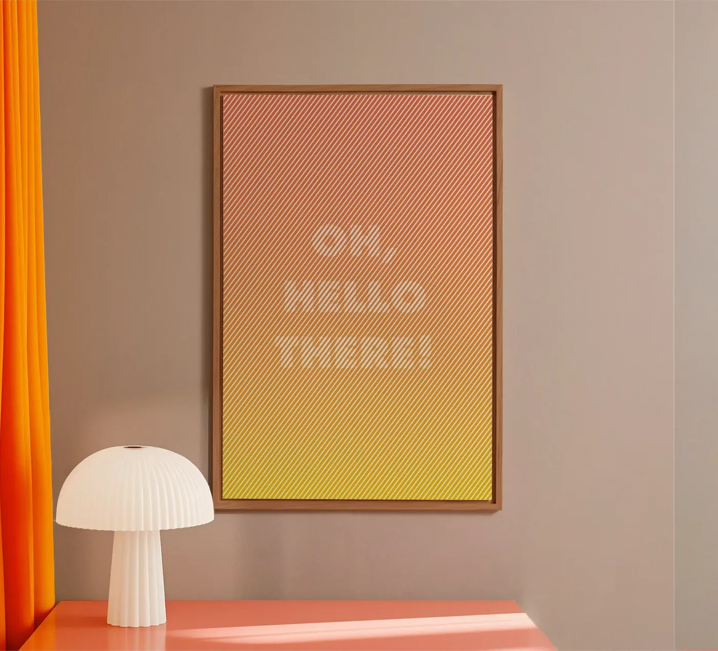 Oh Hello alluminio dibond da Chris Wharton