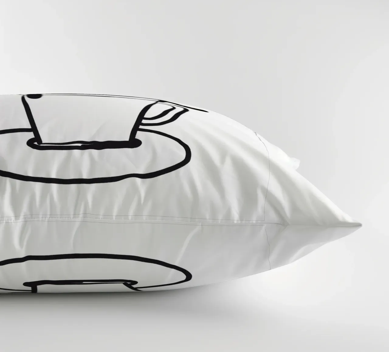 Coffee Time - The tiny COFFEECAT cuscino da Gabi_Schöffel_Illustration