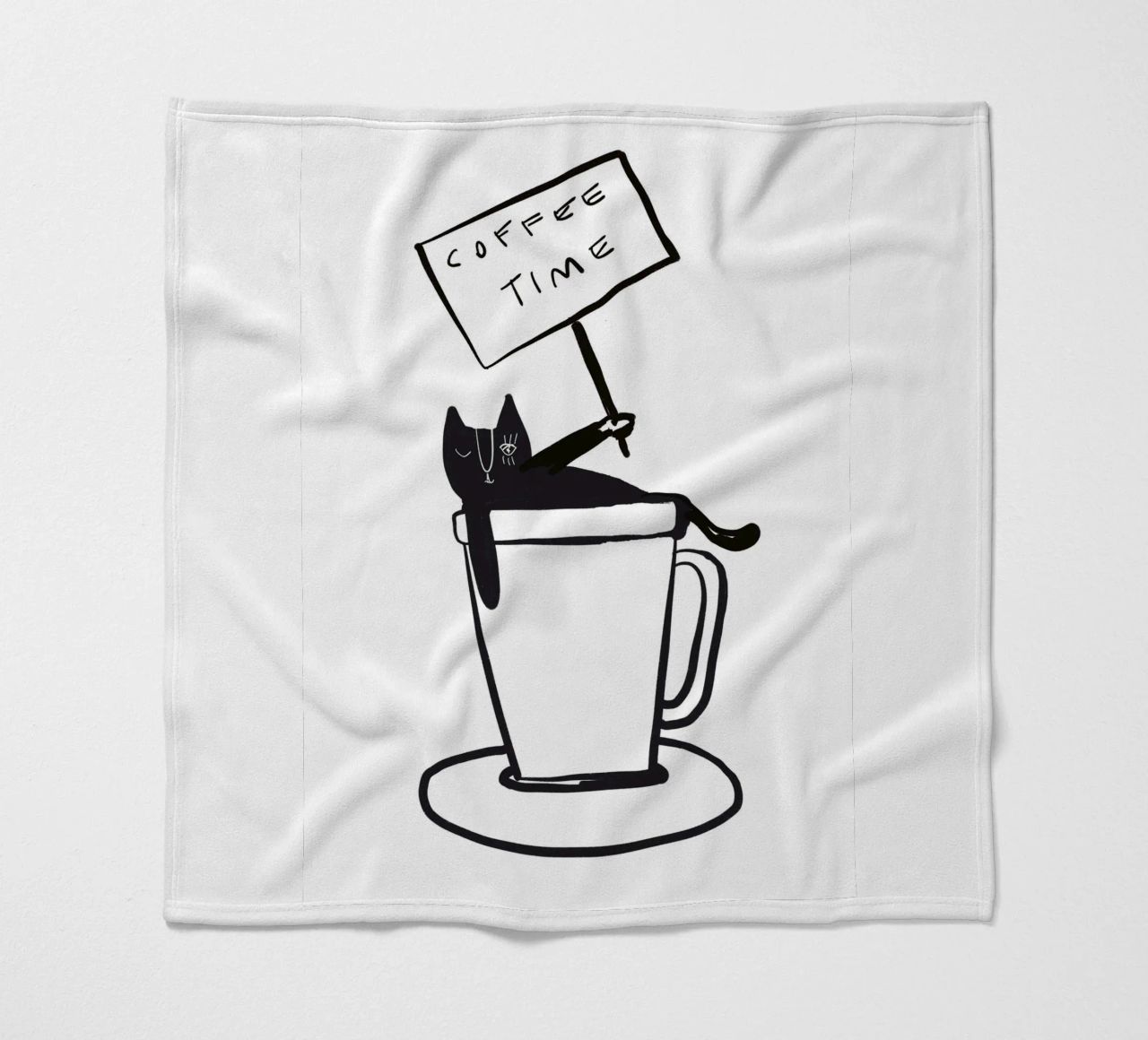 Coffee Time - The tiny COFFEECAT coperta in pile da Gabi_Schöffel_Illustration