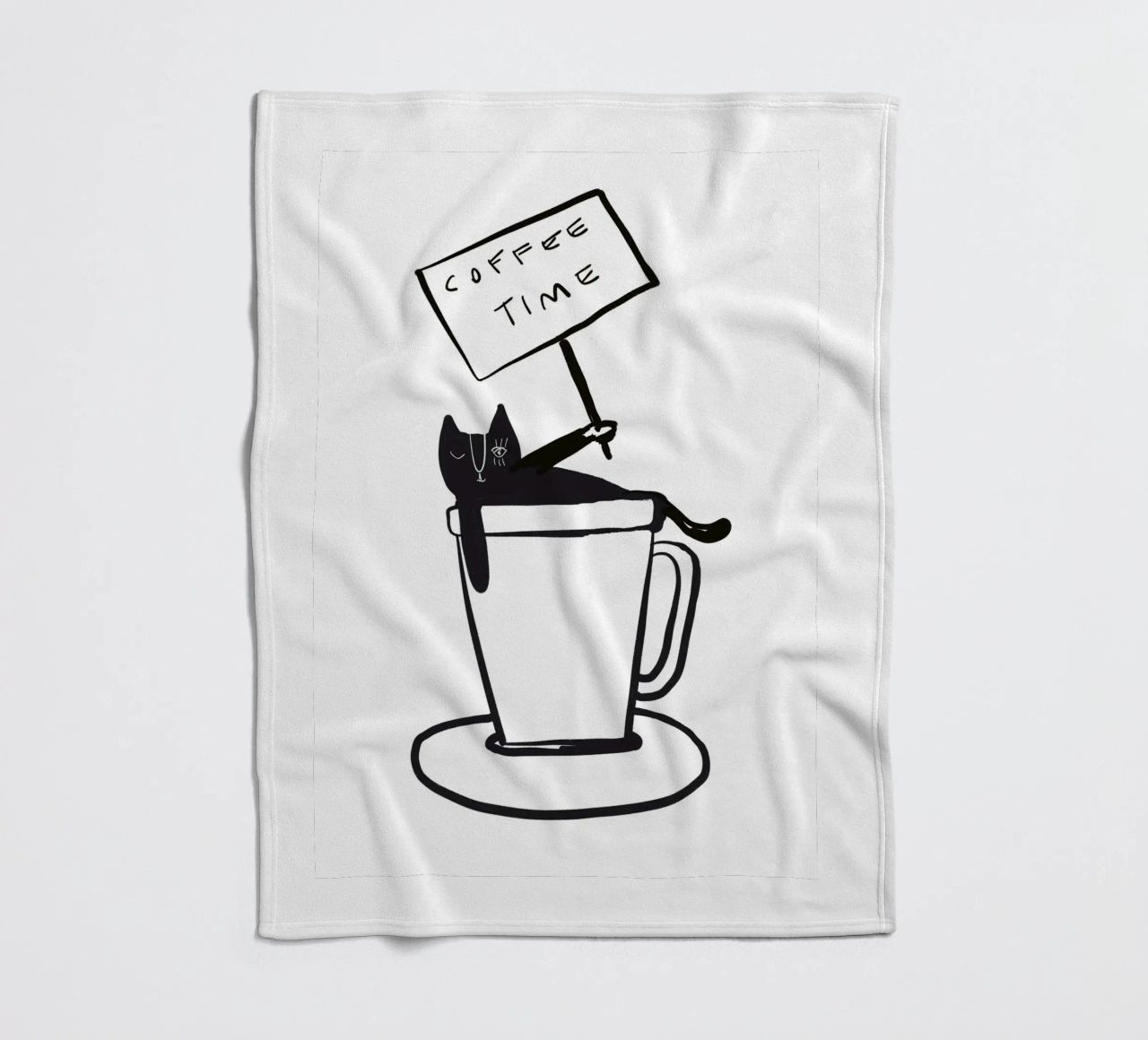 Coffee Time - The tiny COFFEECAT coperta in pile da Gabi_Schöffel_Illustration