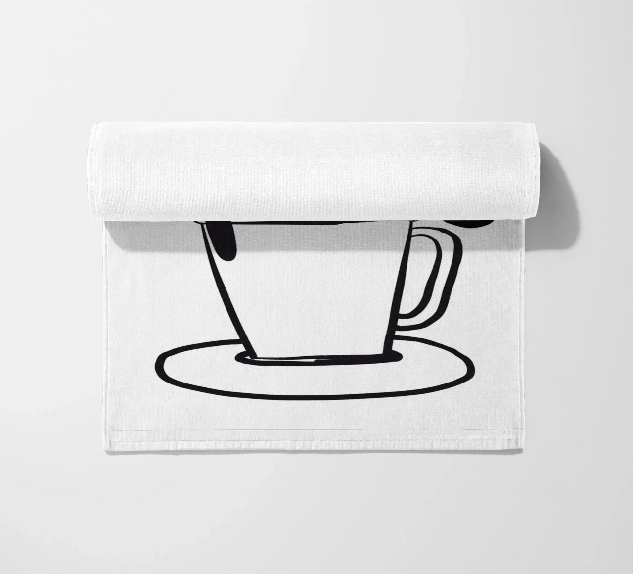 Coffee Time - The tiny COFFEECAT telo mare da Gabi_Schöffel_Illustration
