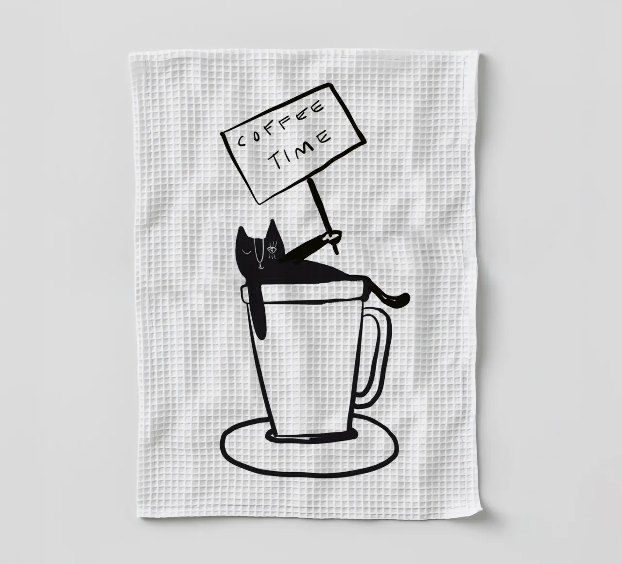 Coffee Time - The tiny COFFEECAT canovaccio da cucina da Gabi_Schöffel_Illustration