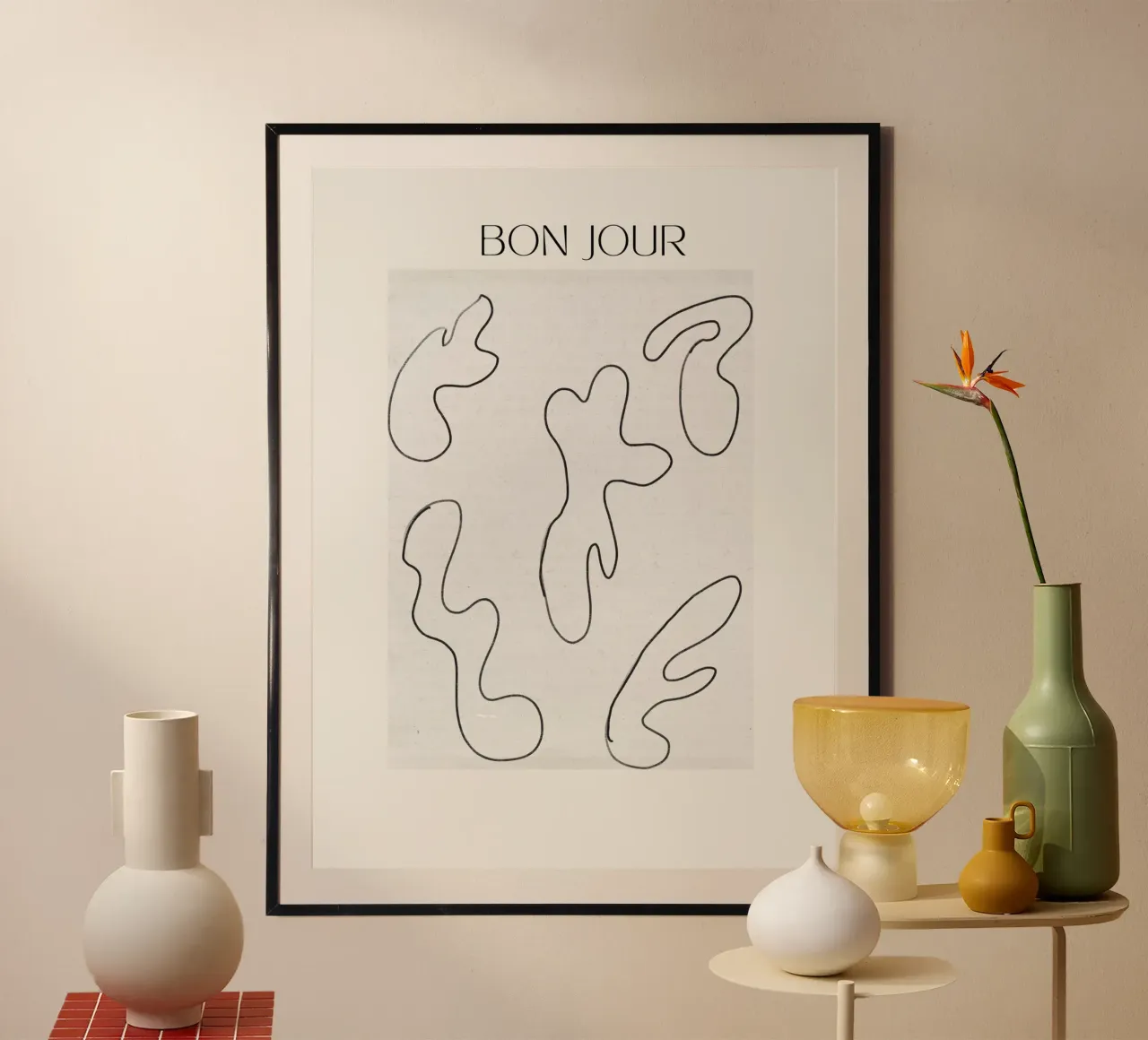 Bon Jour No 09 carta hahnemühle da treechild