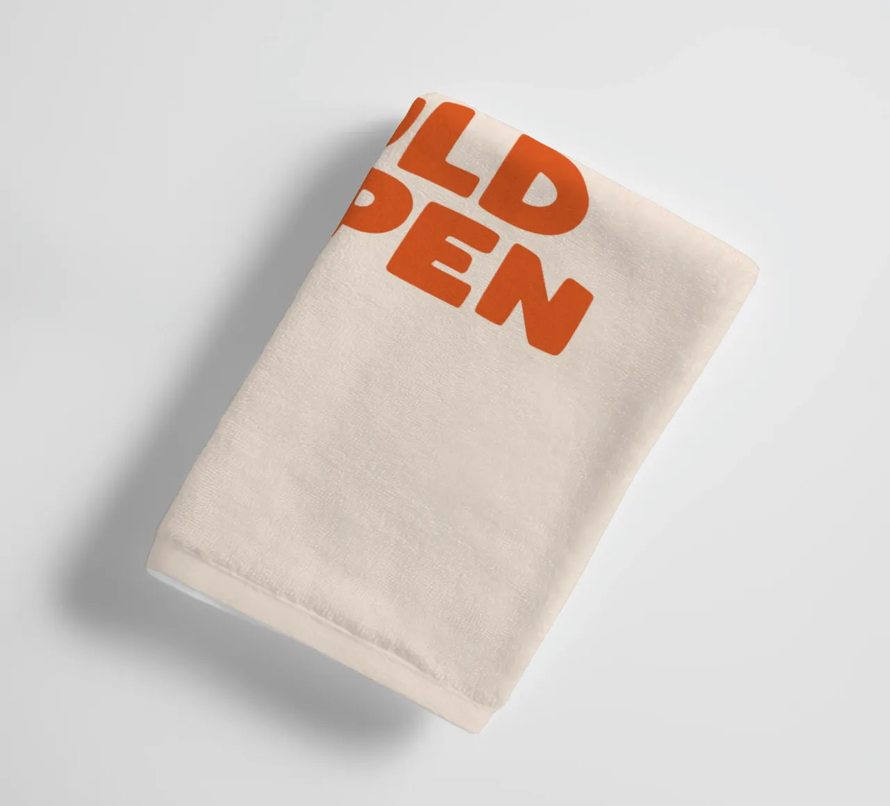 What's The Best That Could Happen Typography Design towel by THE MOTIVATED TYPE