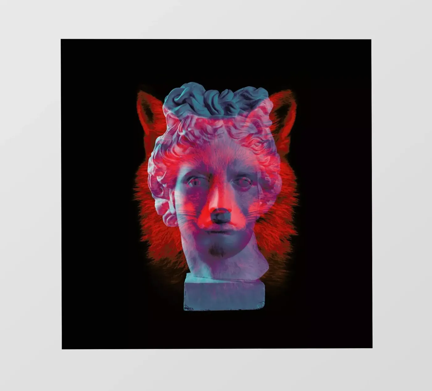 Fox backlit folie van Chris Wharton