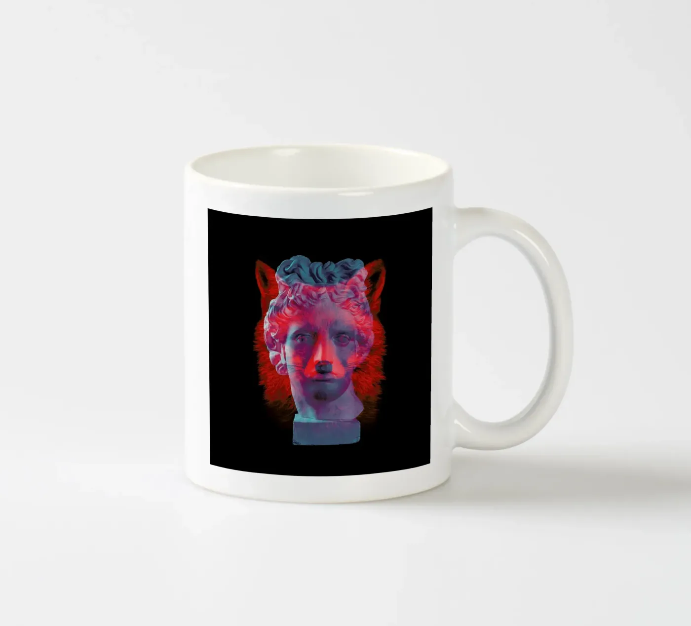 Fox ceramic mug by Chris Wharton